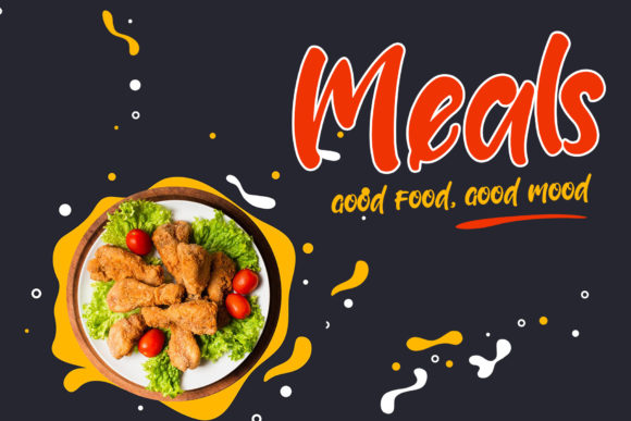 Red Bones Font PNG with transparent background - Preview 2