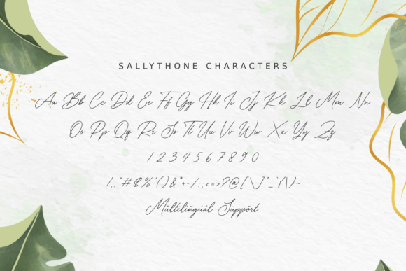 Sallythone Font PNG with transparent background - Preview 6