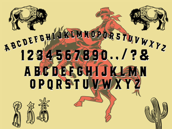Buddy Cowboy 1986 Font - Preview 2