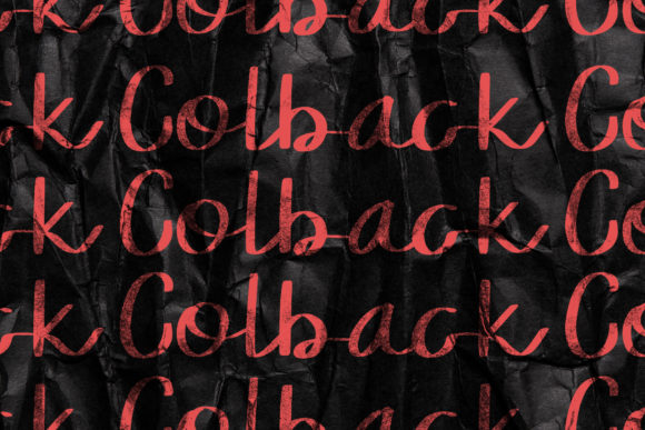 Colback Font - Preview 4