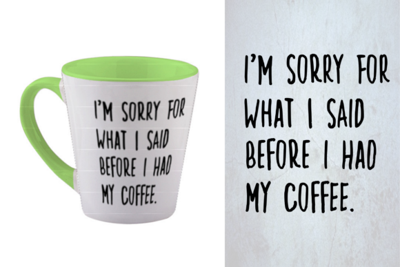 Creamy Coconut Font PNG with transparent background - Preview 3