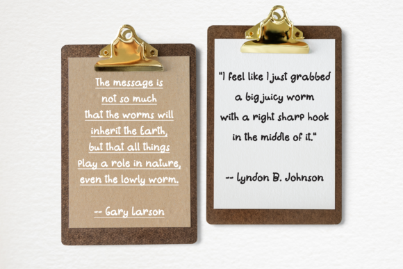 Earthworms Font - Preview 2