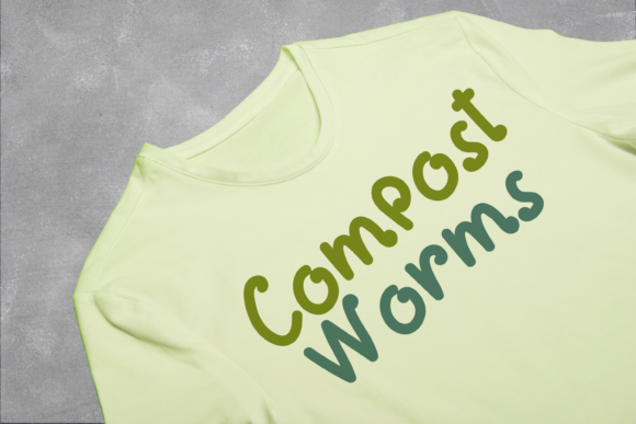 Earthworms Font - Preview 5