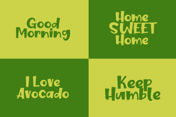 Fresh Avocado Font - Preview 4
