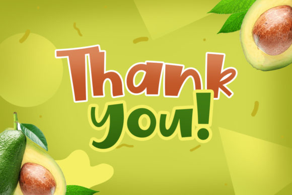 Fresh Avocado Font - Preview 6