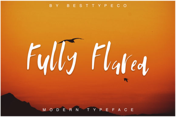 Fully Flared Font - Preview 2
