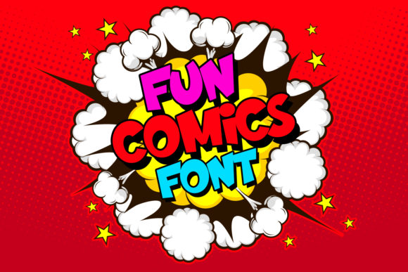 Fun Comics Font by OWPictures · Creative Fabrica font preview