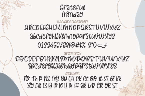 Grateful Monday Font - Preview 6