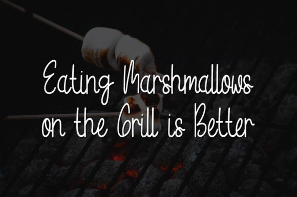 Hello Marshmallow Font PNG with transparent background - Preview 1