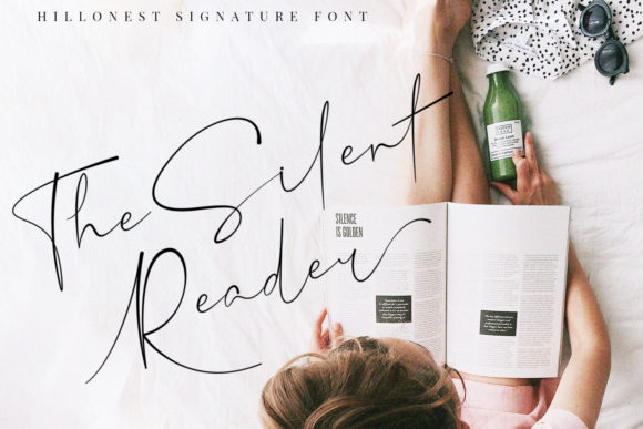 Hillonest Signature Font PNG with transparent background - Preview 1
