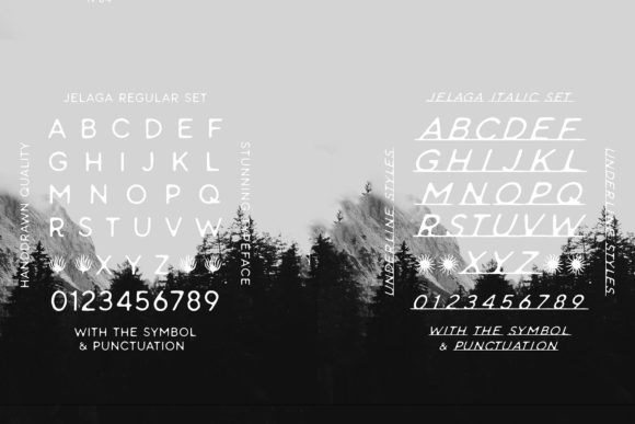 Jelaga Font - Preview 1
