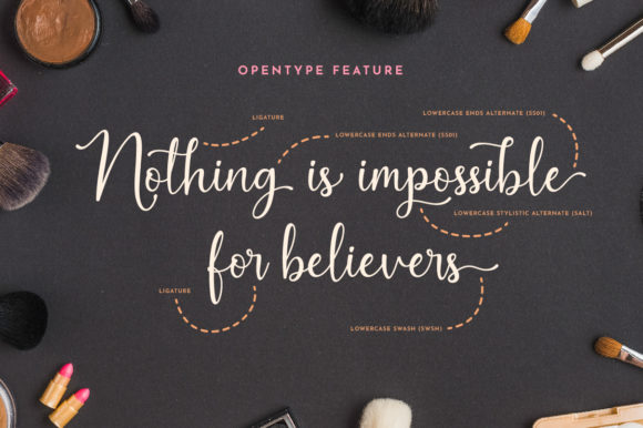 Mallefice Font PNG with transparent background - Preview 2