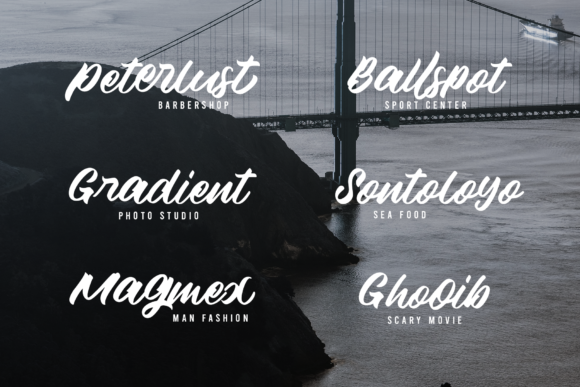 Millano Script Font PNG with transparent background - Preview 4