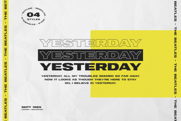 Neutro Font PNG with transparent background - Preview 1