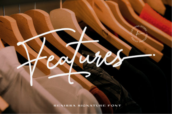Renissa Font PNG with transparent background - Preview 6