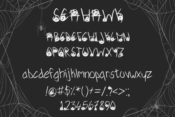 Seahawk Font font preview - 1