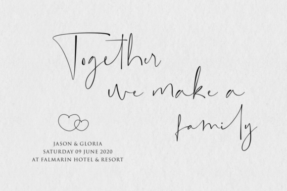 Singletone Font PNG with transparent background - Preview 2