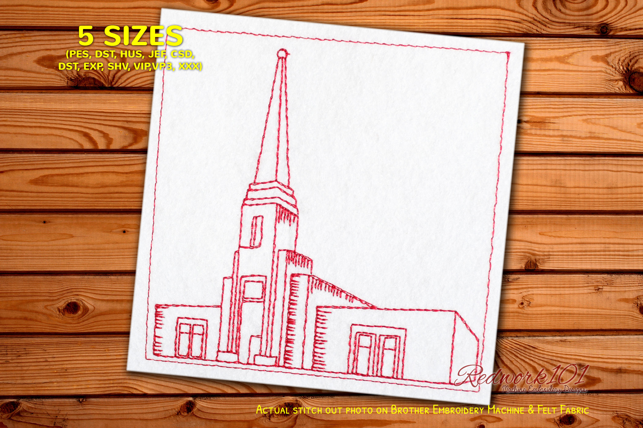 Tower in Abidjan Ivory Coast Redwork