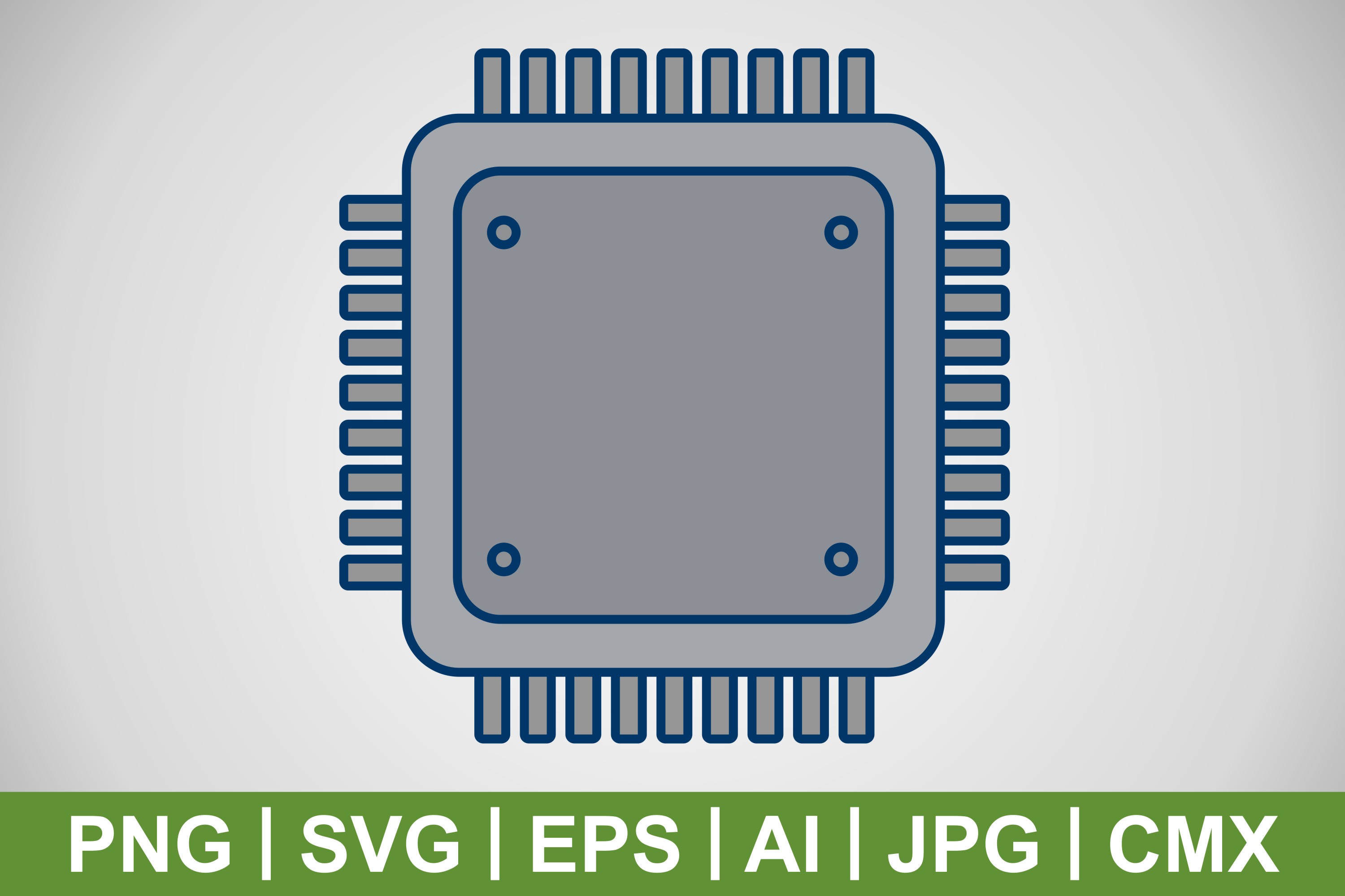 Vector Processor Icon Graphic by IYIKON · Creative Fabrica
