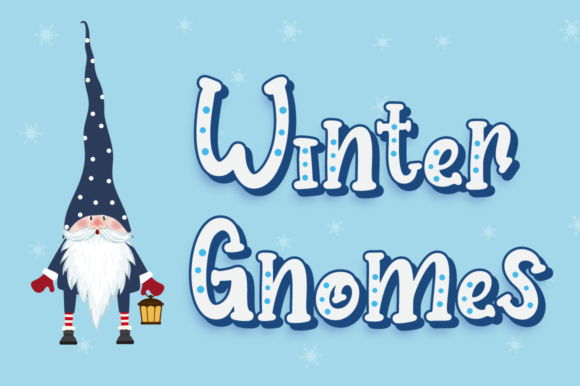 Baby Snowman Font - Preview 1