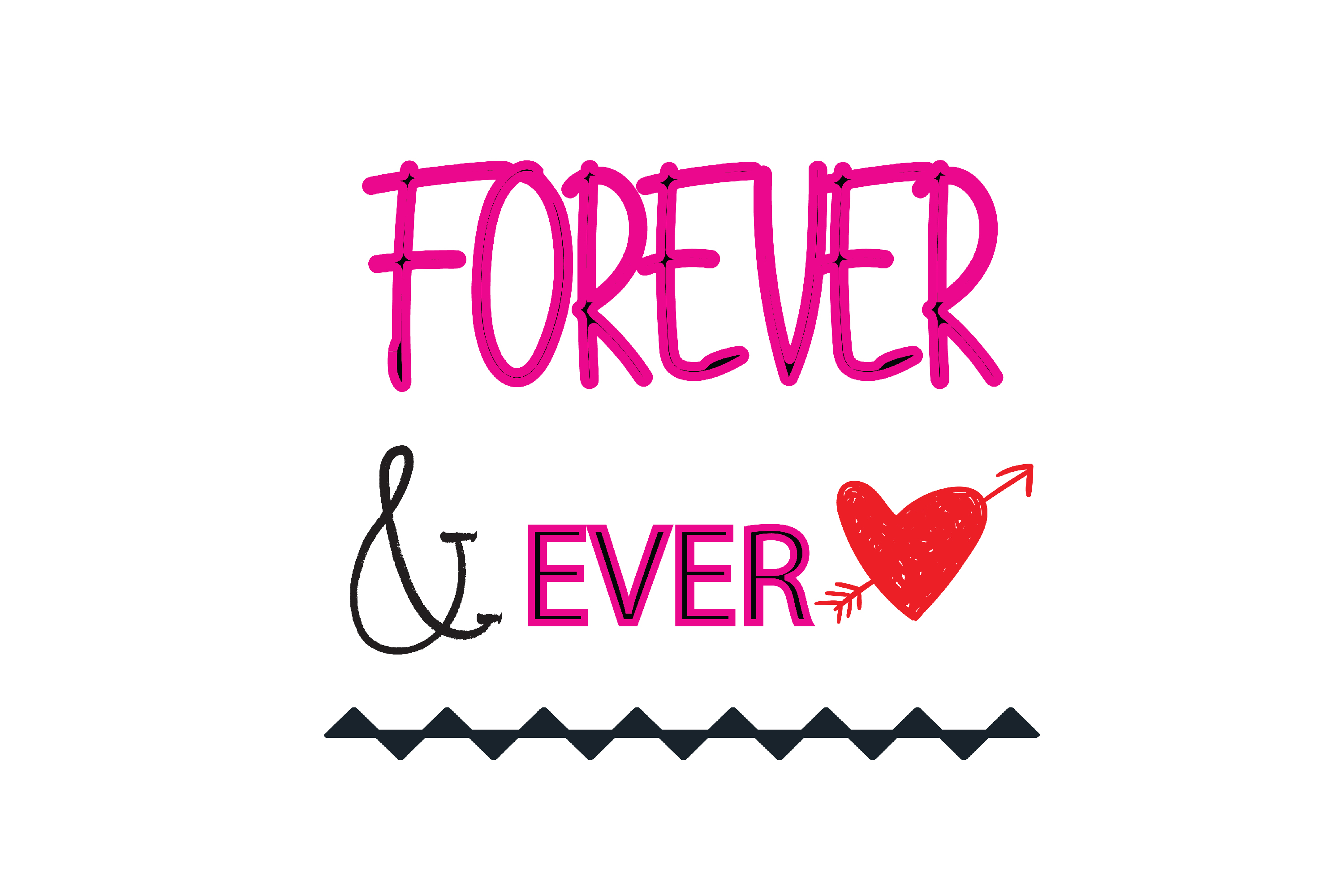 トワツガイ Forever & ever Forever & Ever Graphic by wienscollection · Creative Fabrica