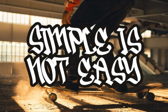 Graffiti Rebel Font - Preview 2