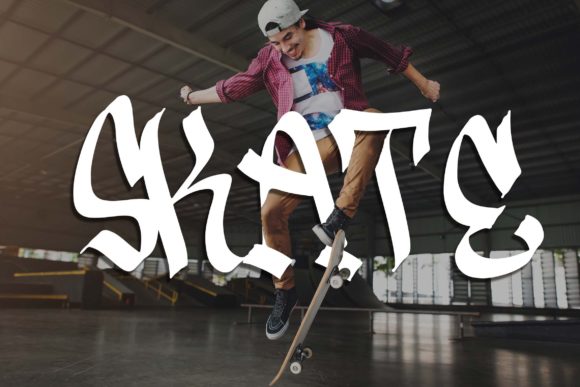 Graffiti Rebel Font - Preview 3