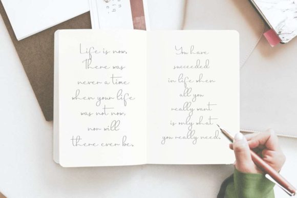 Mile Green Font PNG with transparent background - Preview 5
