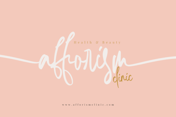 Aesslhine Font - Preview 2