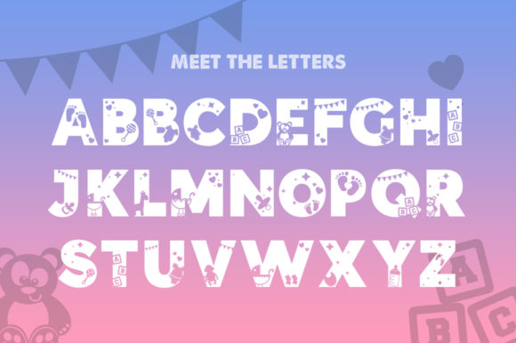 Baby Font - Preview 1