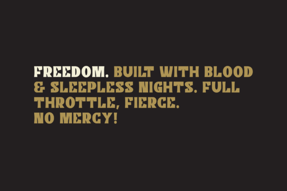 Bad Motor Font - Preview 2