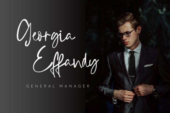 Collegass Signature Font - Preview 3