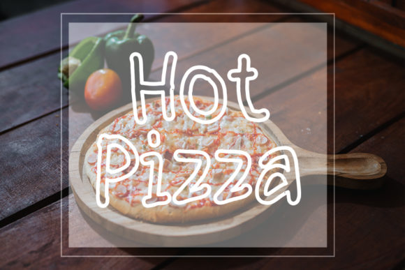 Food Drink Font PNG with transparent background - Preview 1