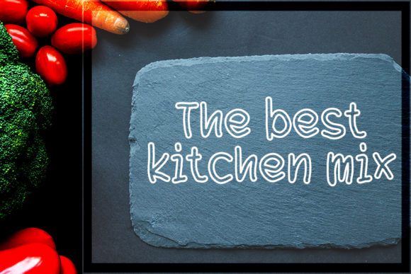 Food Drink Font PNG with transparent background - Preview 3