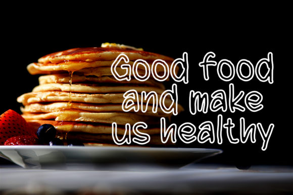 Food Drink Font PNG with transparent background - Preview 4