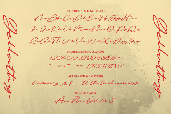 Gellathy Font - Preview 5