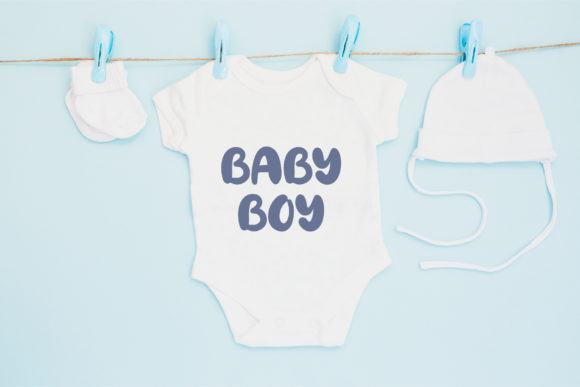 Joyful Bubble Font PNG with transparent background - Preview 5