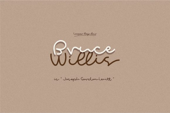 Looper Font PNG with transparent background - Preview 2