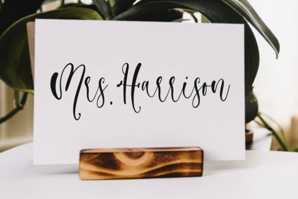 Lovely Mother Font PNG with transparent background - Preview 4