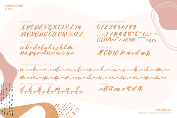 Minoesta Font font preview - 4