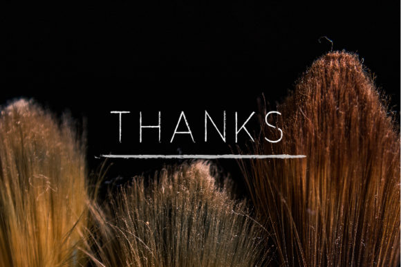 Panic Brush Font PNG with transparent background - Preview 4