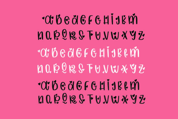 Perfect Love Font PNG with transparent background - Preview 3