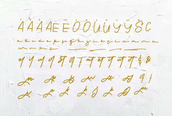 Rachmanty Font PNG with transparent background - Preview 3