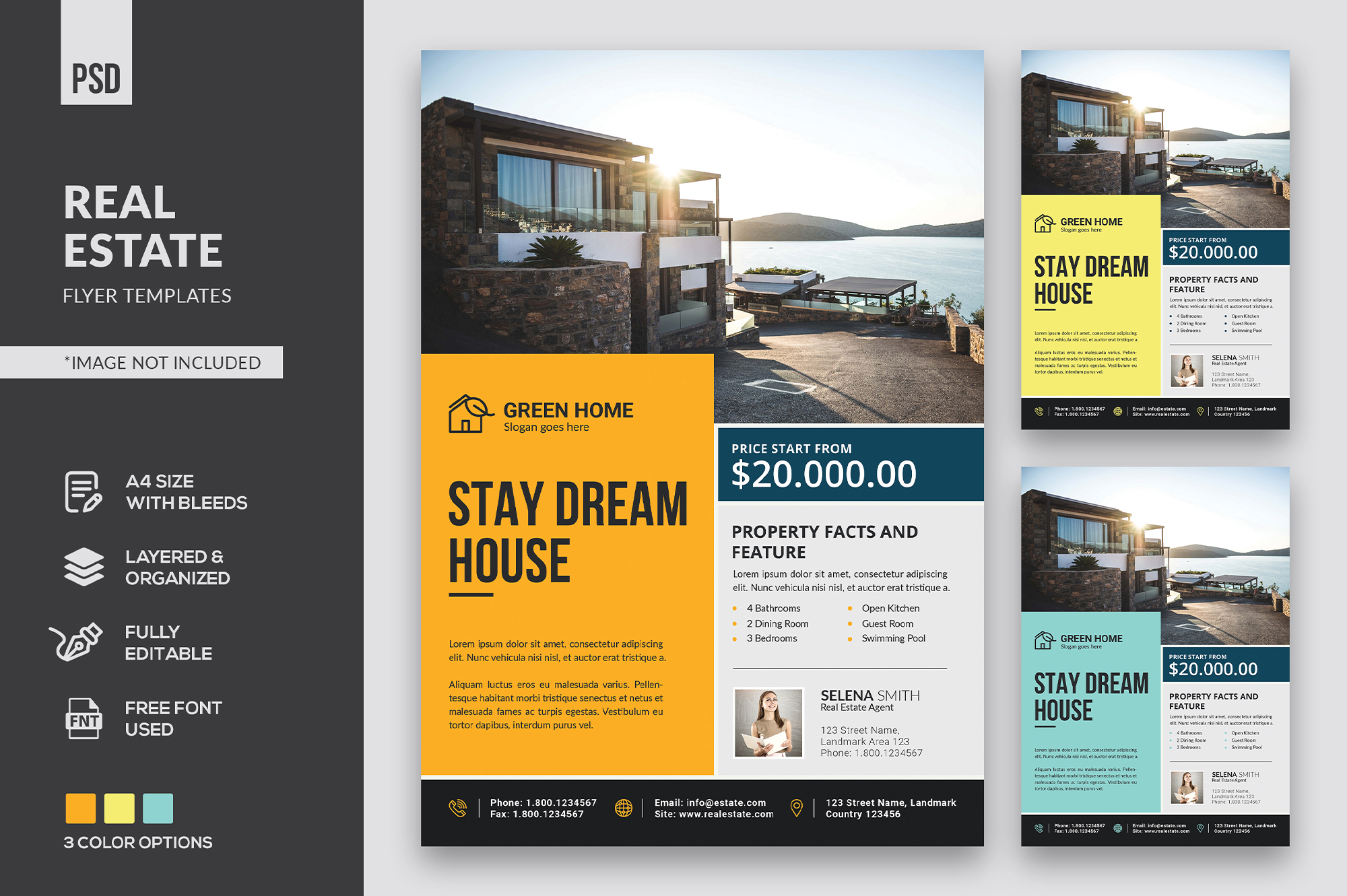 Real Estate Flyers Graphic by kdadan97 · Creative Fabrica