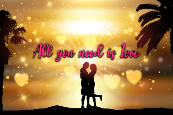 Romantic Robusta Font PNG with transparent background - Preview 1