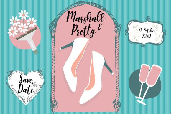 Romantic Robusta Font PNG with transparent background - Preview 2