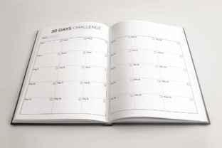30 Days Challenge | KDP Template Graphic by KDP Product · Creative Fabrica
