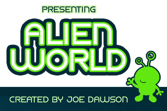 Alien World Font - Preview 2