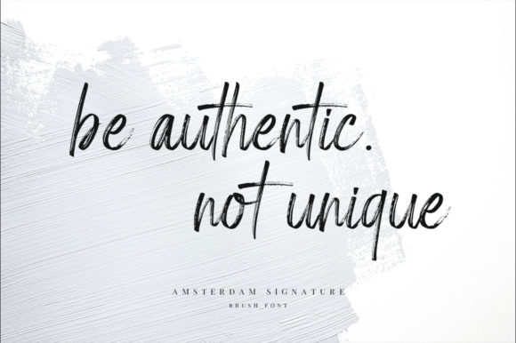 Amsterdam Signature Font - Preview 2