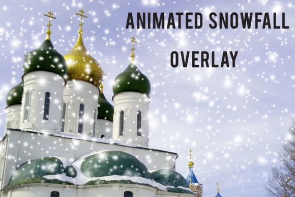 Animated Snowfall Overlay Graphic Textures By NatashaPrando